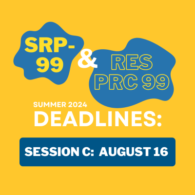 SRP Info Posts Deadlines & 