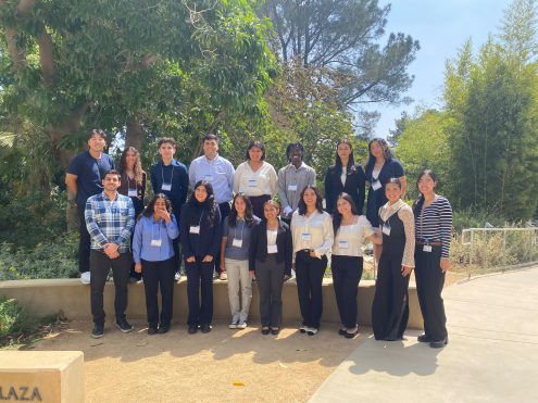 Dr. David Gray (bottom-left) with the 2024 Biomedical Sciences Enrichment Program (BISEP) Cohort