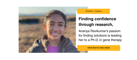 Banner for 'Finding confidence through research' Newsroom article