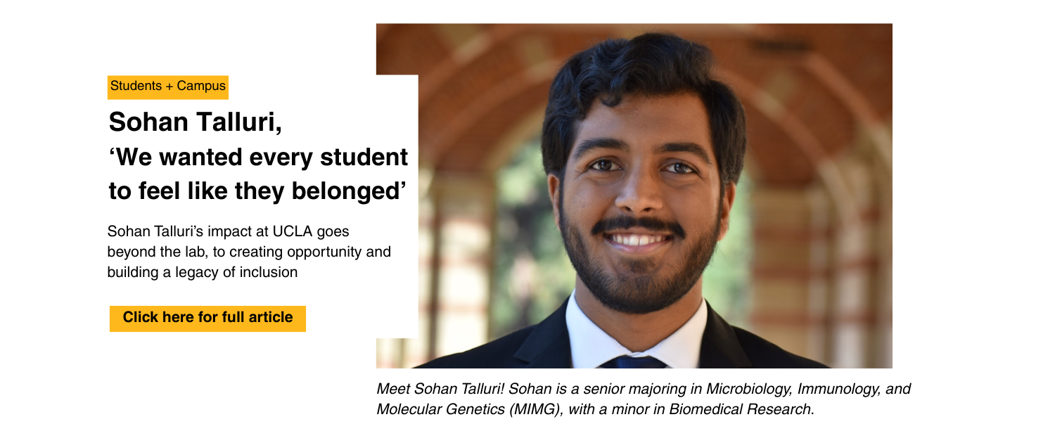 Sohan Talluri, Class of '25